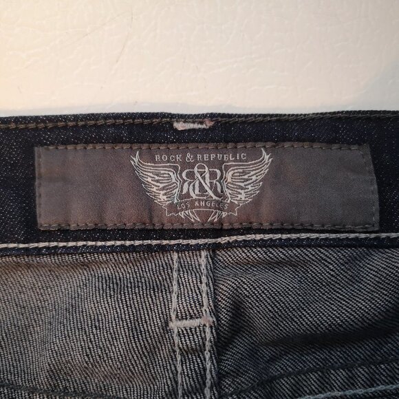 Rock & Republic Los Angeles Siella Ladies Dark Wash Jeans - Picture 7 of 11
